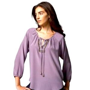 Rebecca Taylor 100% Stunning Silk Blouse - Size 0